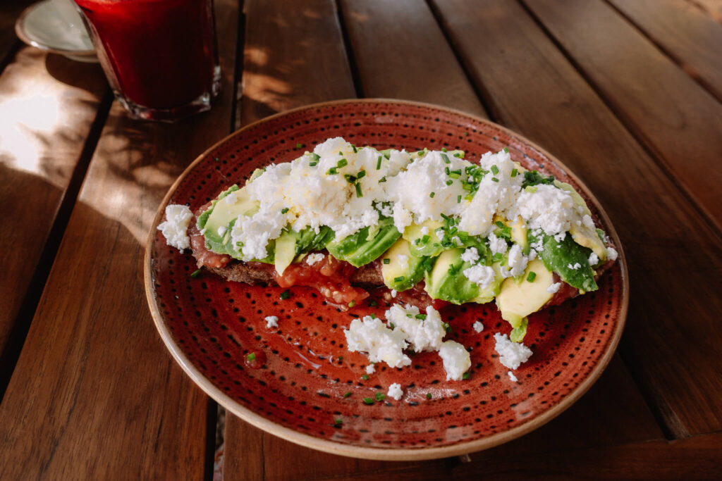 Avocado toast at Can Muson