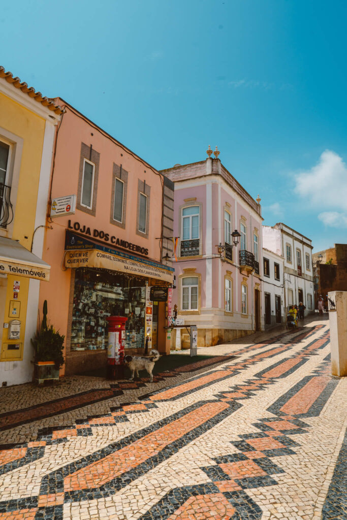 Tiled street of Lagos, Portugal