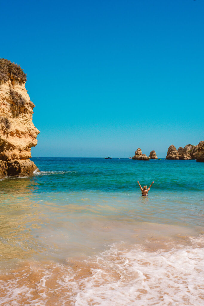 Views from Praia de Dona Ana beach