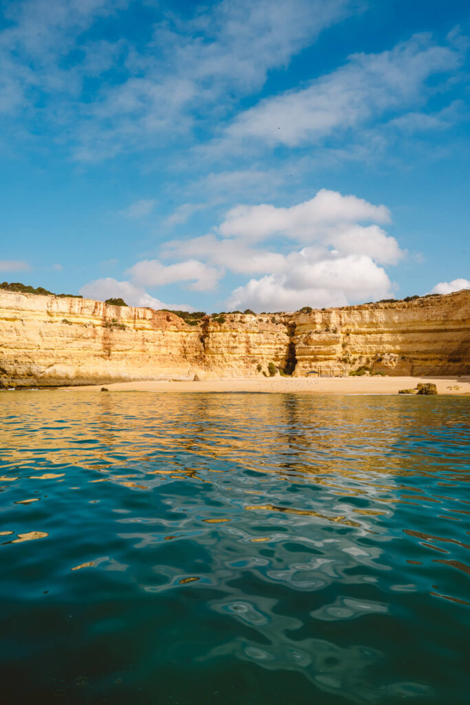 Ocean views while kayaking in the Algarve