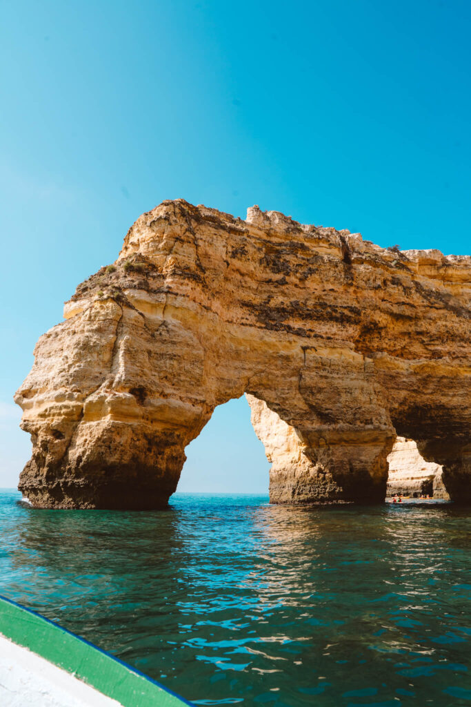 Ocean views while kayaking in the Algarve