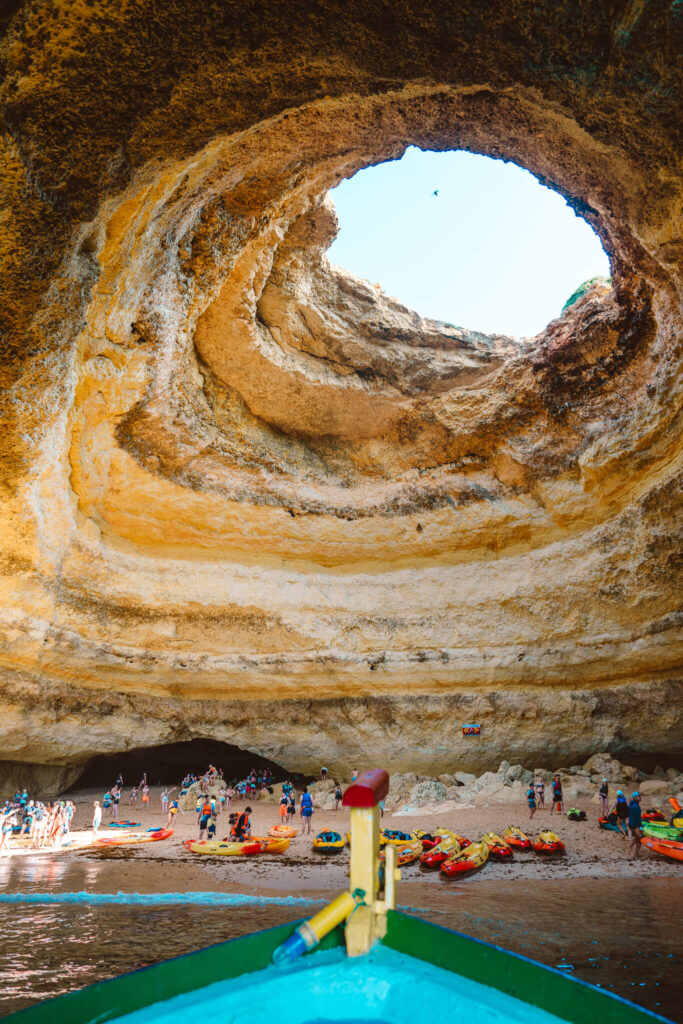 Inside of Benagil Cave