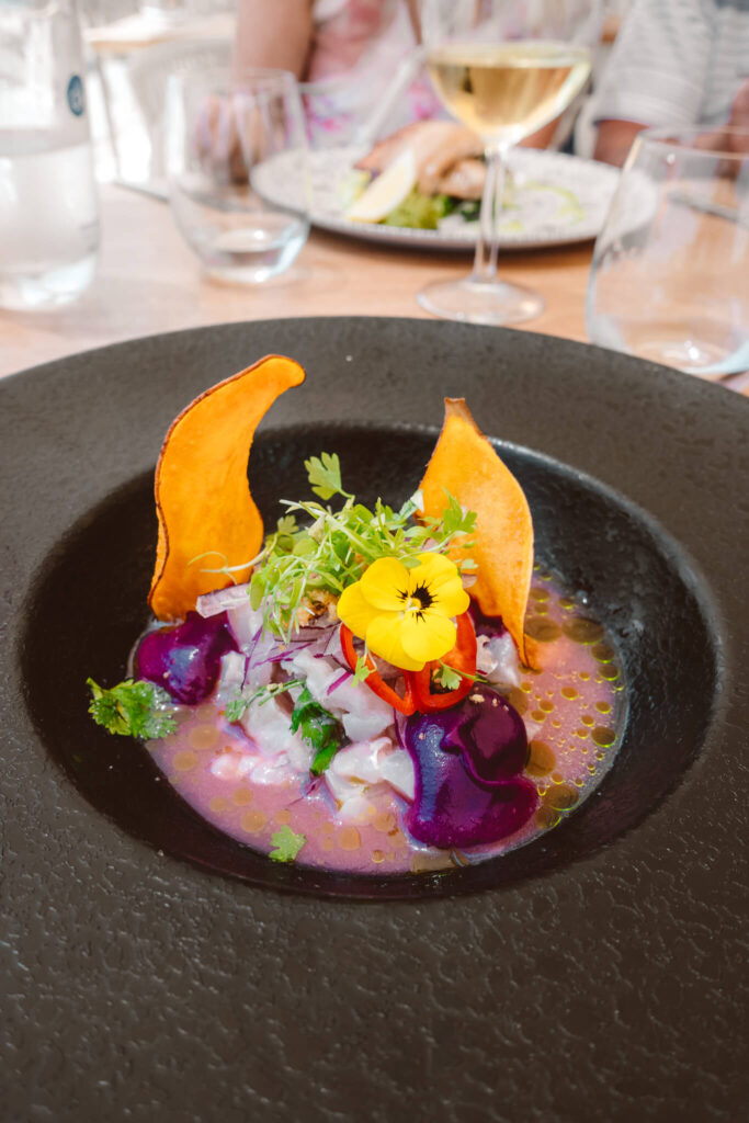 Ceviche from Restaurant Adega at Vila Vita Parc