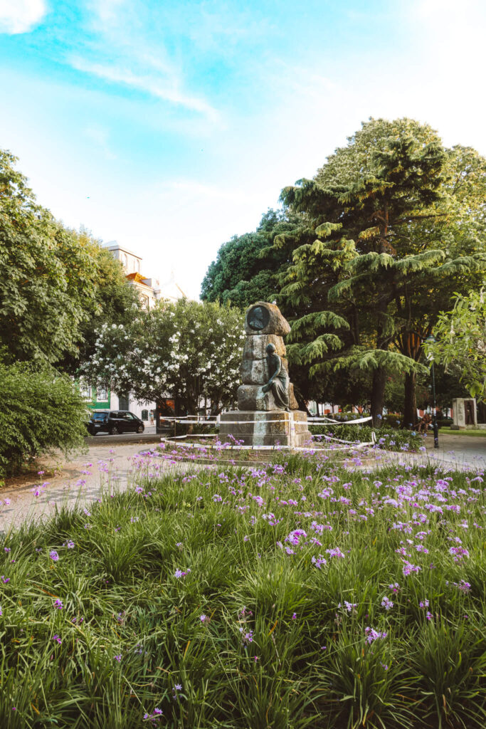 Park fountain in Lisbon