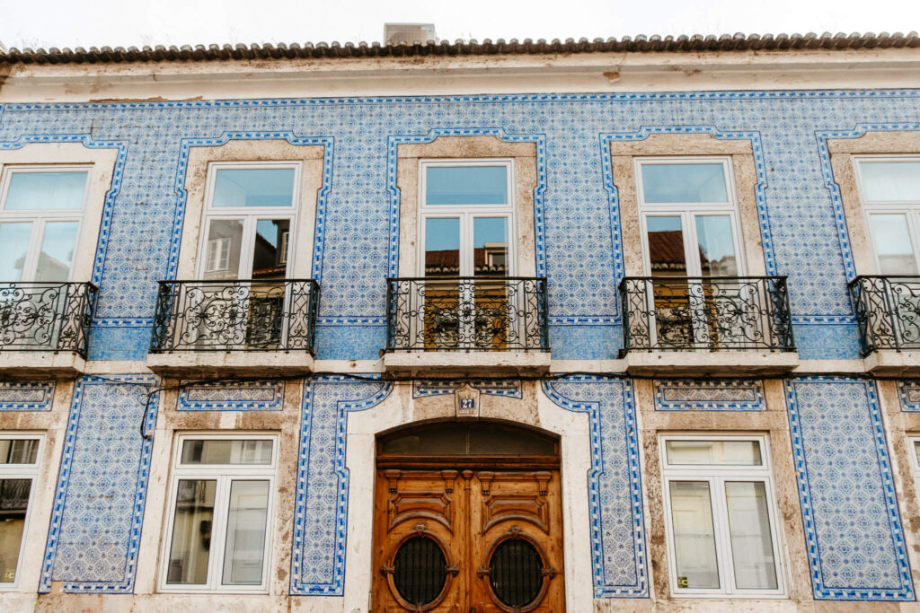 Tiled building in Lisbon