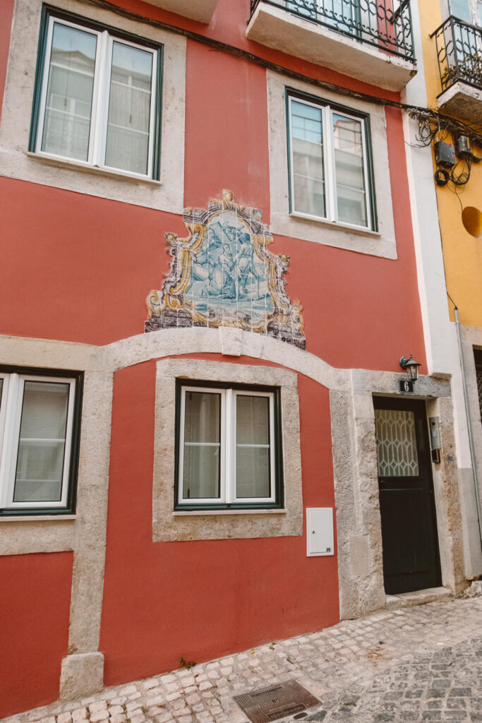 Colorful buildings of Lisbon