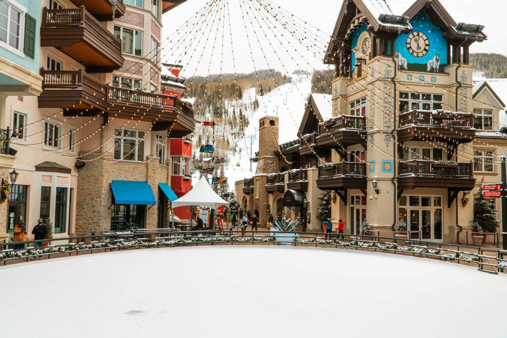 Ice Skating rink in Lionshead