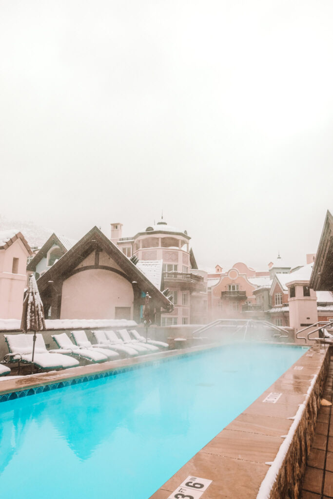 Rooftop pool at The Arrabelle