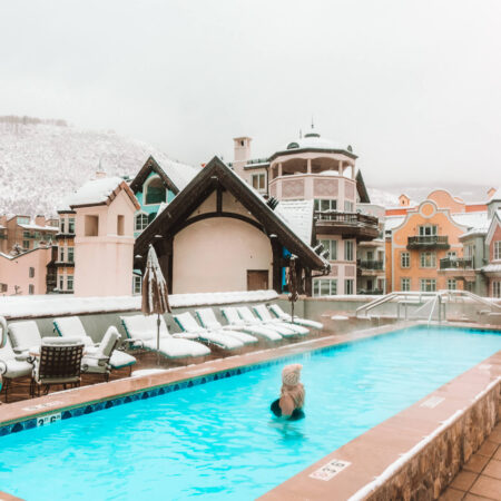 Rooftop pool at The Arrabelle