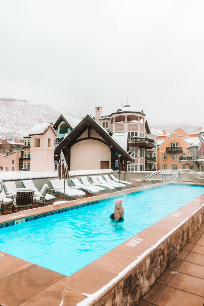 Rooftop pool at The Arrabelle