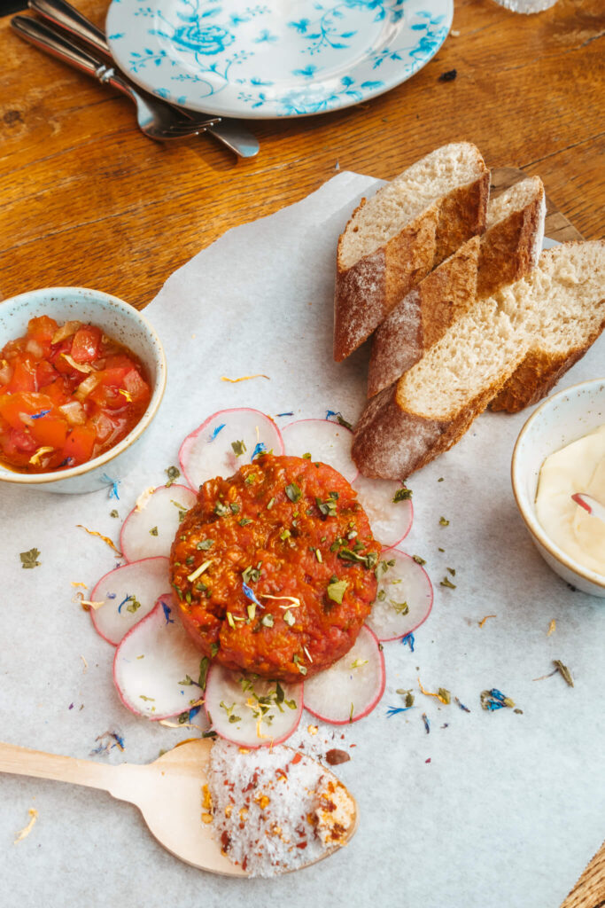 Tartare at Alpenrose in Vail, Colorado