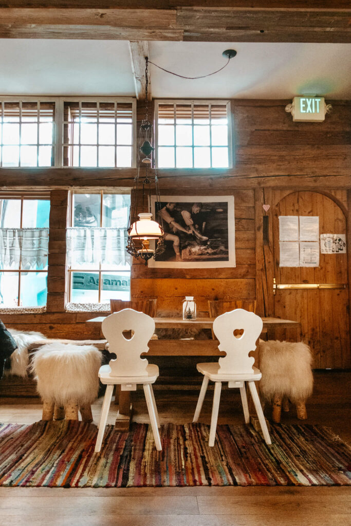 Interior of Almresi in Vail