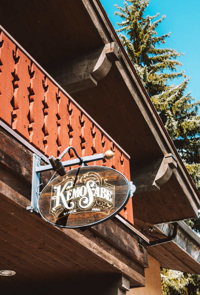 Exterior of Kemo Sabe shop in Vail