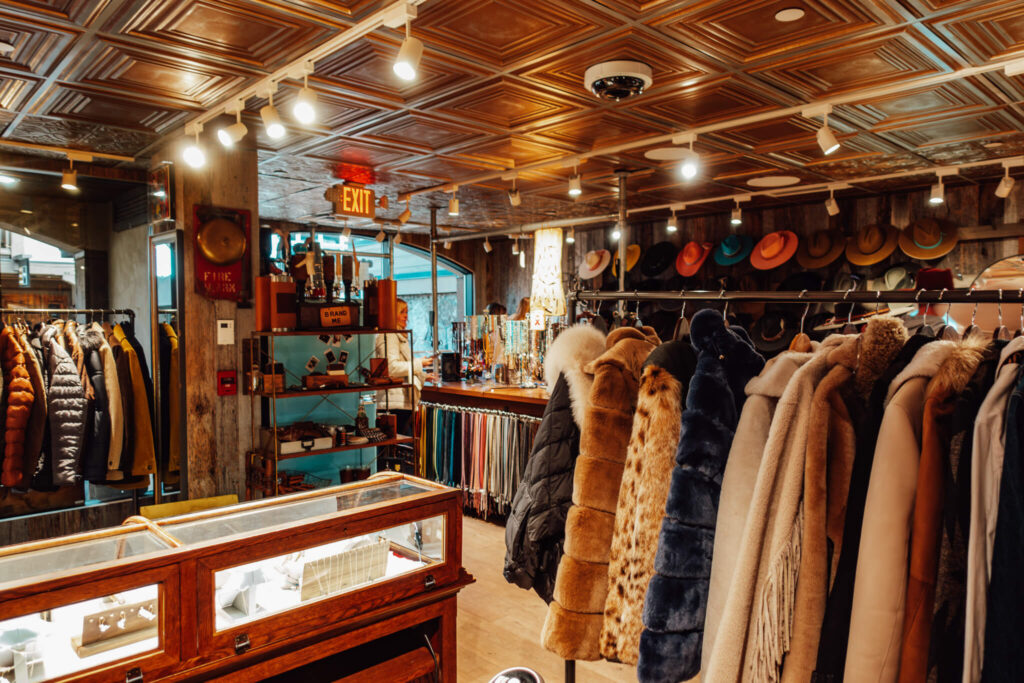 Interior of Kemo Sabe shop in Vail