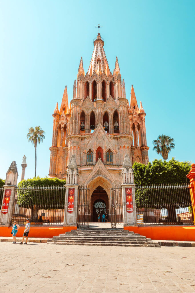 La Parroquia de San Miguel Arcángel church in San Miguel de Allende