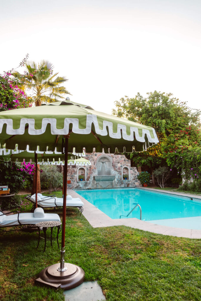 Pool area at Casa de Sierra Nevada, A Belmond Hotel, San Miguel de Allende