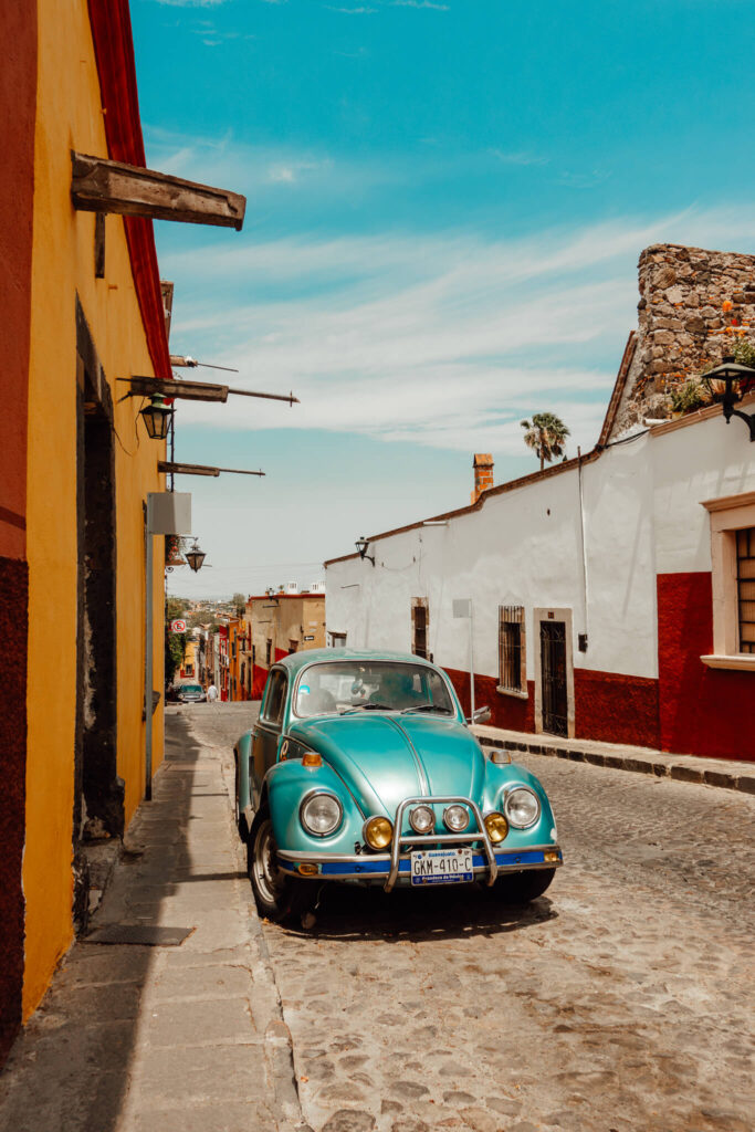 Colorful Volkswagon beetle