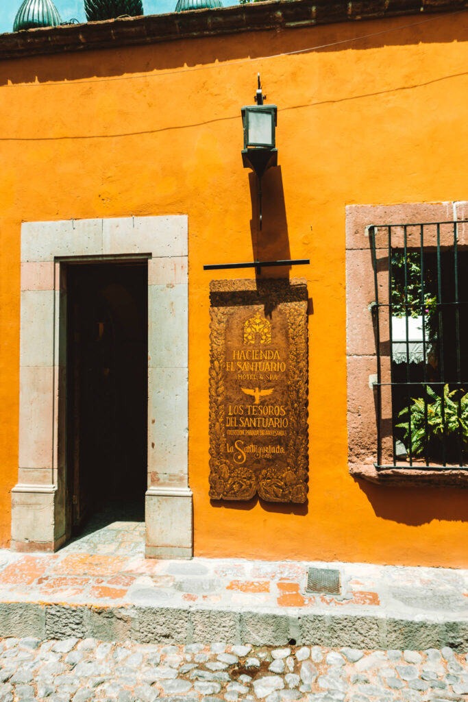 Colorful building in San Miguel de Allende