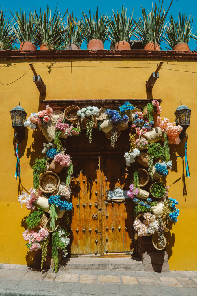 Colorful streets of San Miguel de Allende