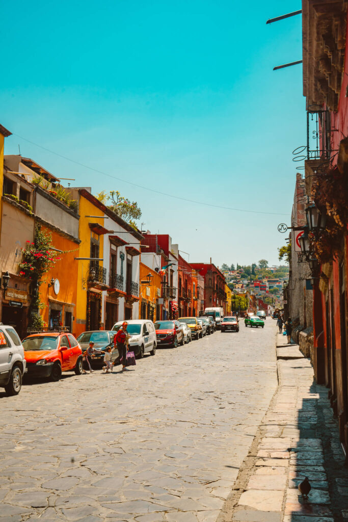 Colorful streets of San Miguel de Allende